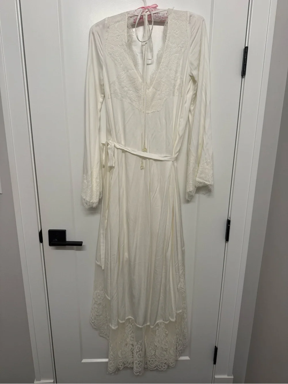 Nigel Preston Soho Wrap Long Sleeve Midi Dress